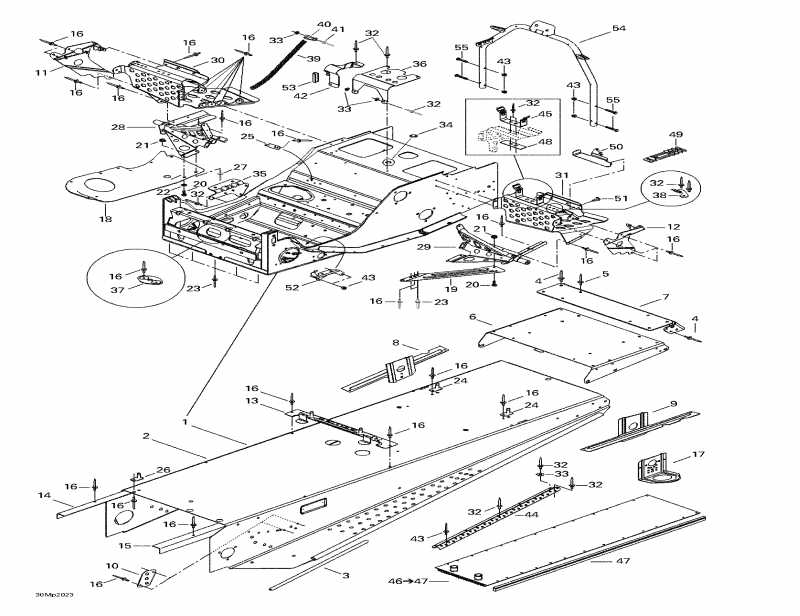 ski-doo Summit 800 H.M., 2000 - Frame And Accessories