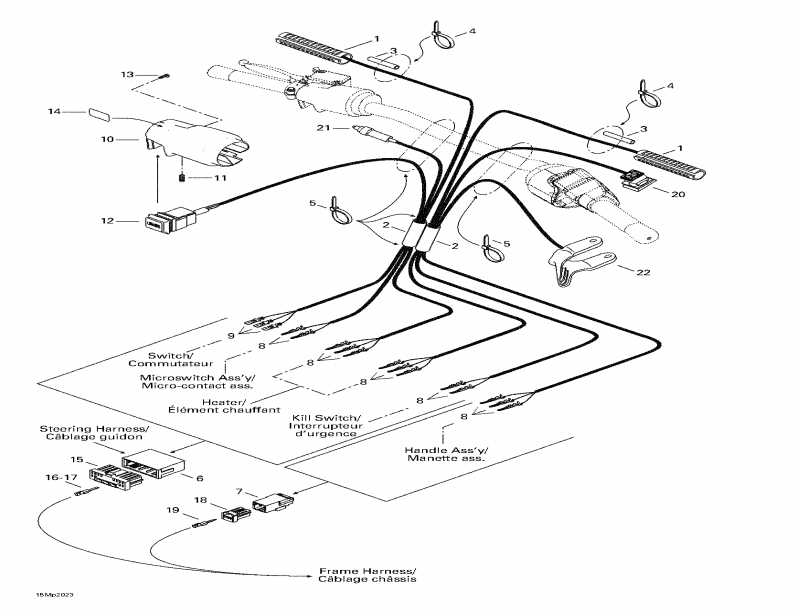 snowmobile  Summit 800 H.M., 2000  -   System