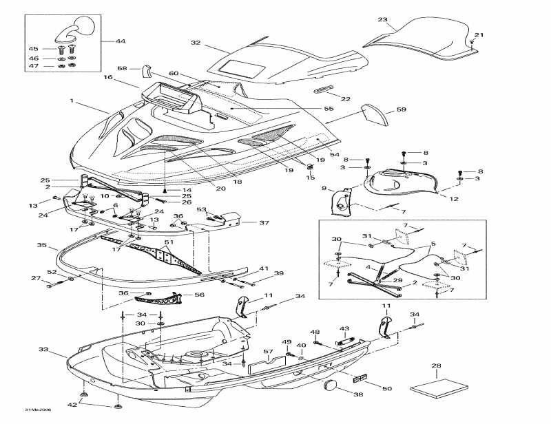 Skidoo  Touring 500 LC, 2000 - Cab, Console