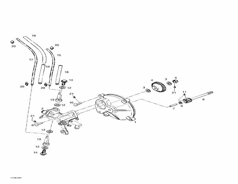  Skidoo Touring E, 2000  - Oil Injection System