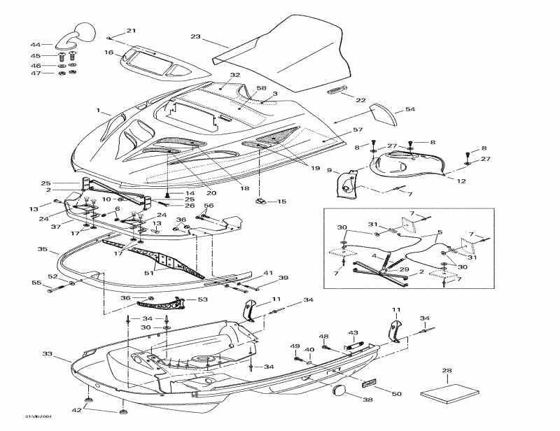  Skidoo Touring LE, 2000  - Cab, Console