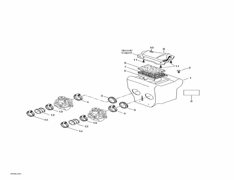 ��������  ����������� Touring SLE, 2000 - Air Intake System