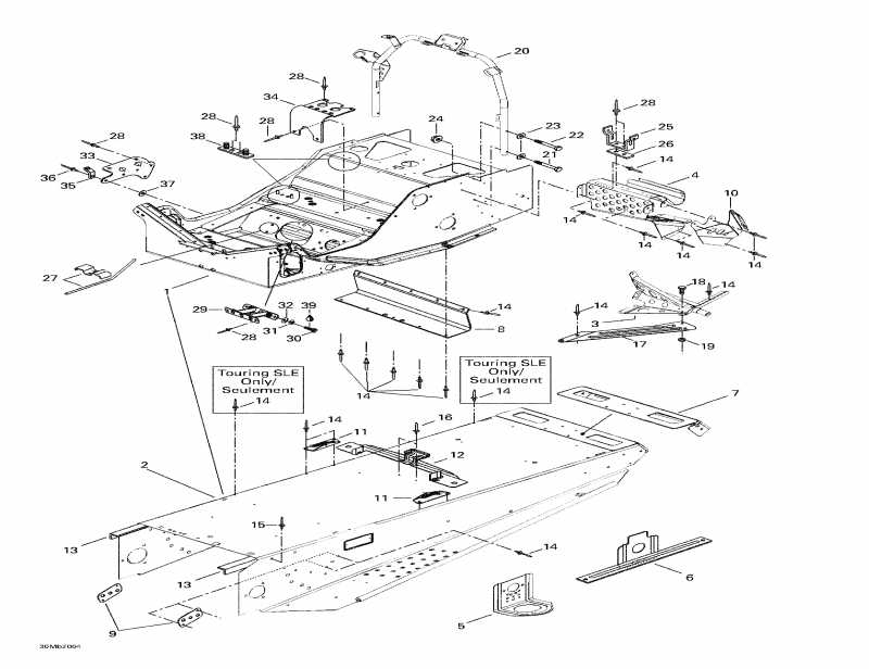 snowmobile Skidoo  Touring SLE, 2000 -   