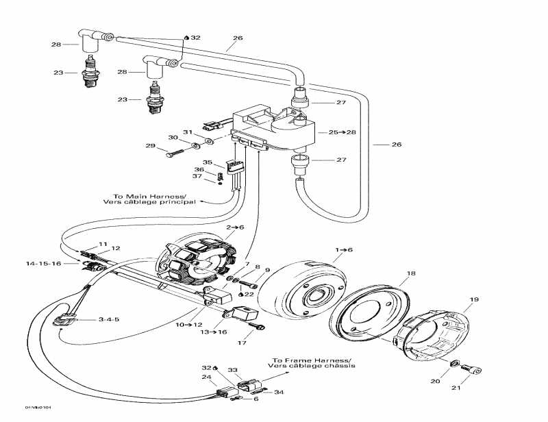 snowmobile SKIDOO - Magneto