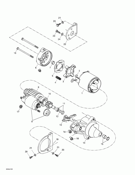   Formula Deluxe 500/600/700, 2001  - Electric Starter