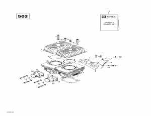 01- ,     (503) (01- Cylinder, Intake Exhaust Manifold (503))