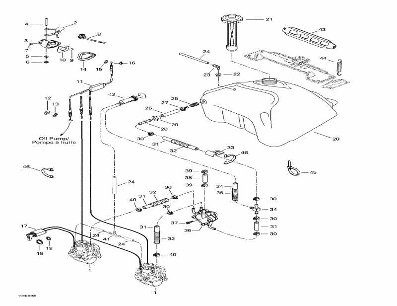  SKIDOO Formula Deluxe 500 F, 2001  - Fuel System