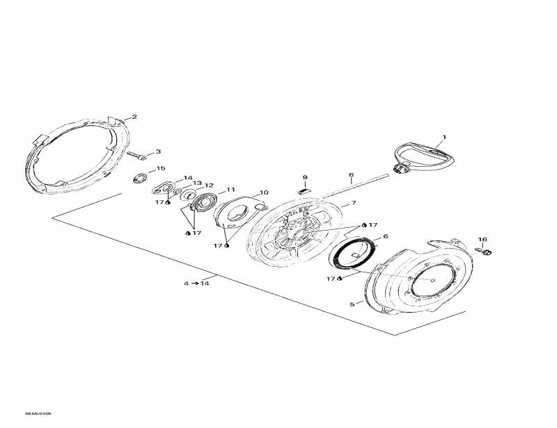 �������� Skidoo Formula Deluxe 500 F, 2001 - Rewind Starter