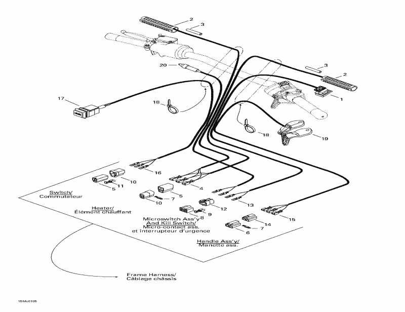 snowmobile ski-doo ������ Formula Deluxe 500 F, 2001 - Steering System