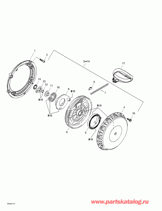 �������� BRP SkiDoo - Rewind Starter