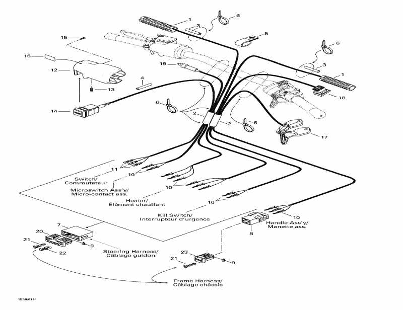  SkiDoo Mach Z, 2001 - Steering System