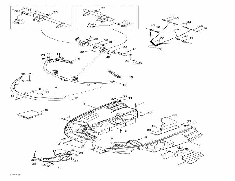 �������� Ski Doo - Bottom Pan