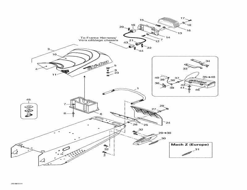   Mach Z, 2001 - Seat And Accessories