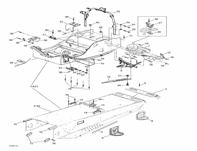 snowmobile - Frame And Accessories