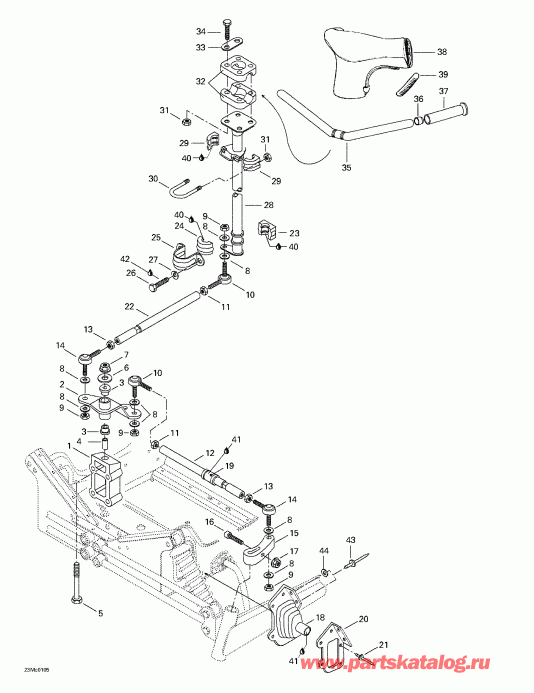 snowmobile BRP SkiDoo MX Z 440 F/500 F, 2001 ������ - ������� ������� System