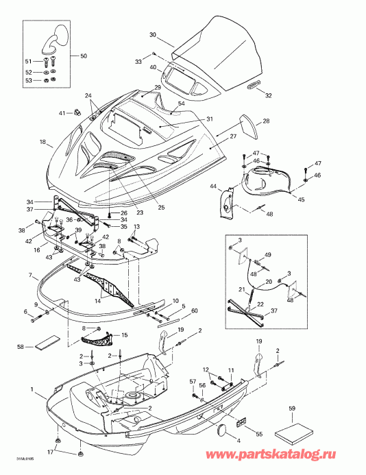   MX Z 440 F/500 F, 2001 - Cab, Console