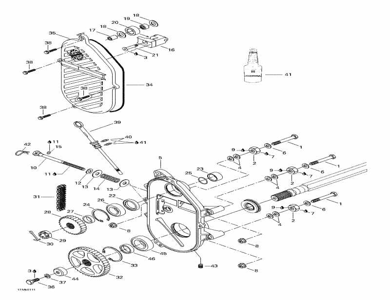    MX Z 800, 2001 - Chaincase