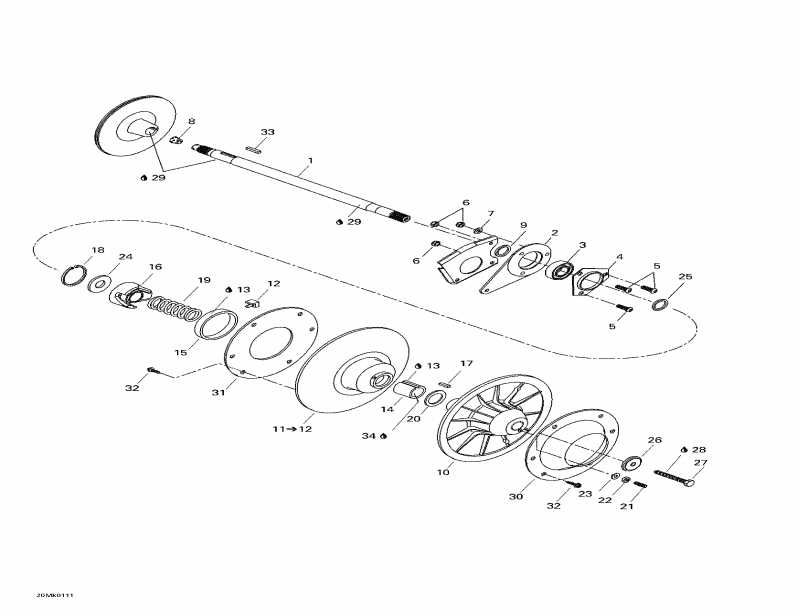   MX Z 800, 2001 - Driven Pulley