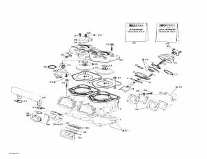 01- ,   (01- Cylinder, Exhaust Manifold)