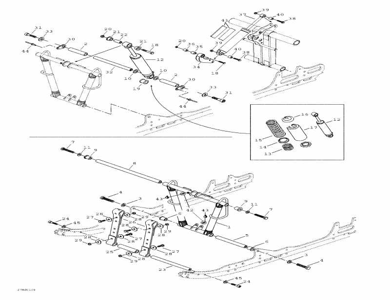 snowmobile Skidoo - Front 