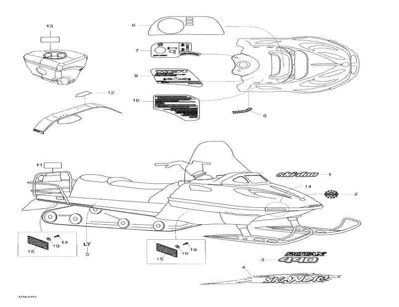  BRP Skandic 440F, 2001  - 