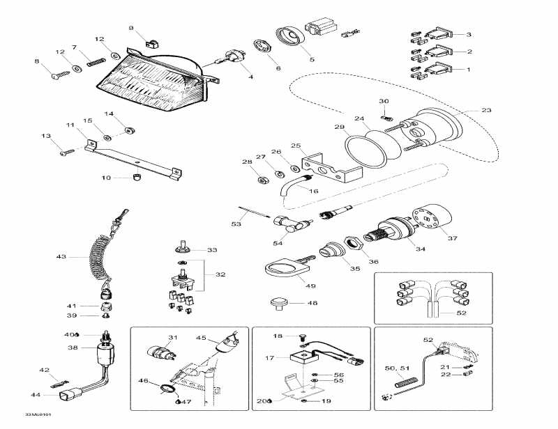�������� Skidoo Skandic 440F, 2001 - ��������� System