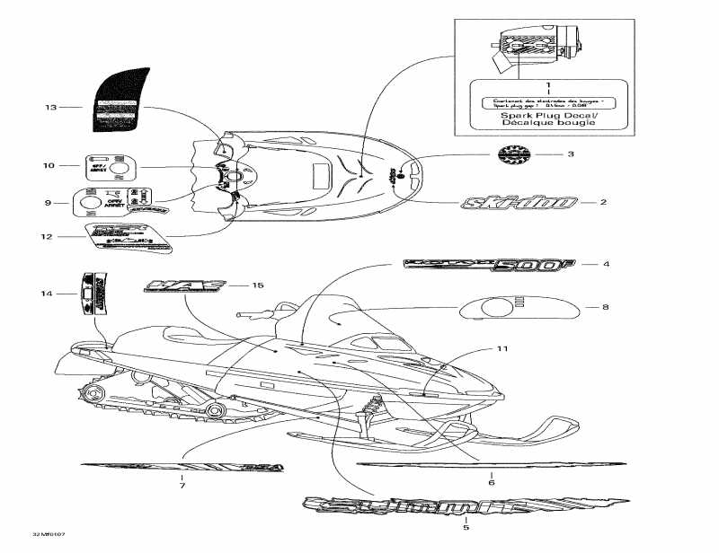BRP Summit 500 F, 2001 - 