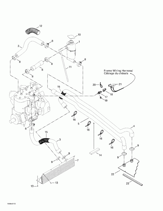 snowmobile  ������ Summit 600/700/800, 2001 - ���������� System