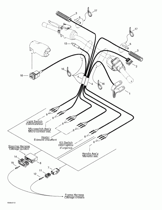  BRP SkiDoo - Steering System