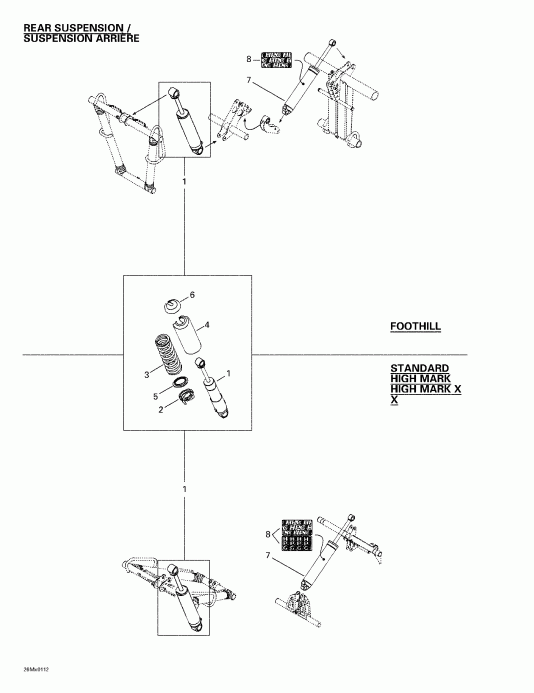   Summit 600/700/800, 2001  - Rear Shocks 2