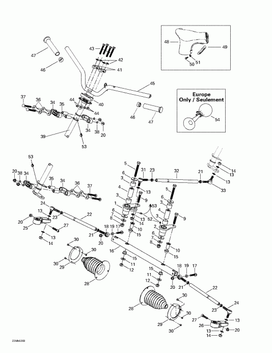 BRP SkiDoo Grand Touring 380 F/500 F, 2002  -   System