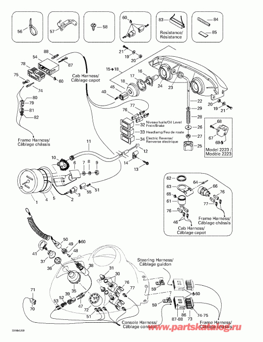 �������� BRP SkiDoo Grand Touring 380 F/500 F, 2002 - Electrical System