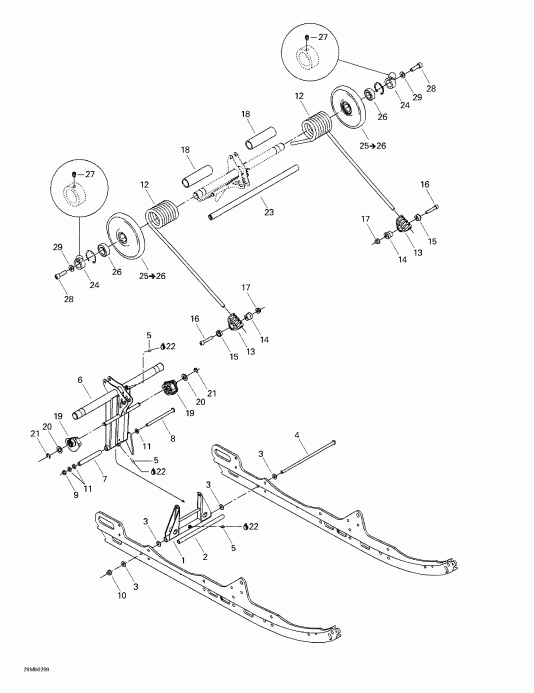 ��������  ������ Legend 380F/500F, 2002 - Rear Arm