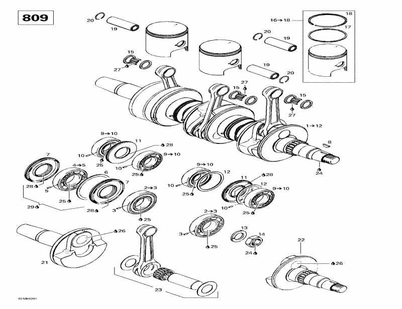   Mach Z, 2002 - Crankshaft And Pistons