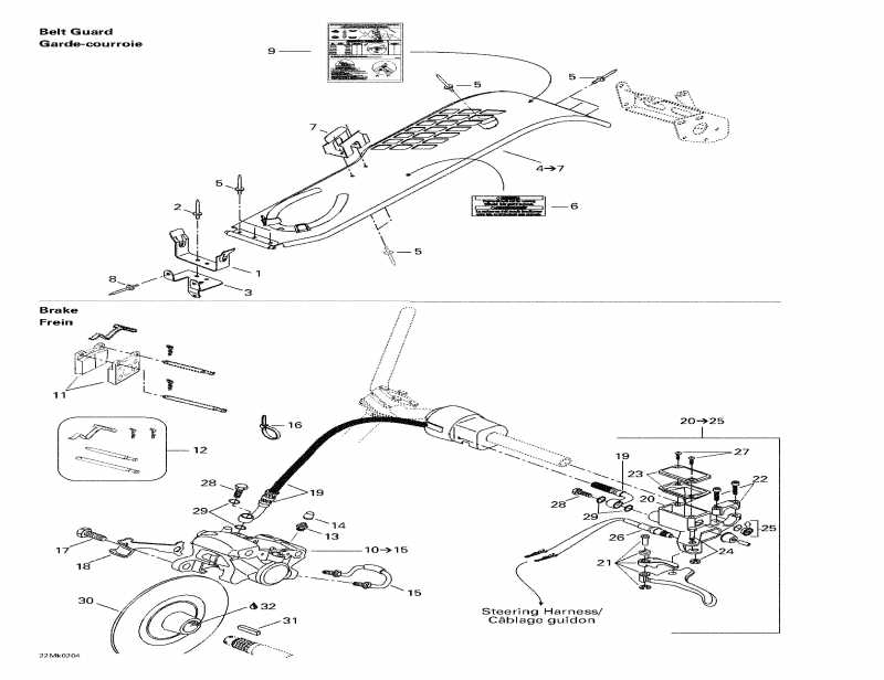  Mach Z, 2002 - Hydraulic Brake And Belt Guard