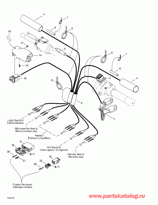 snowmobile Skidoo  MX Z 380 F/500 F, 2002 -   System
