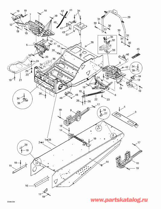   MX Z 380 F/500 F, 2002 - Frame And Accessories