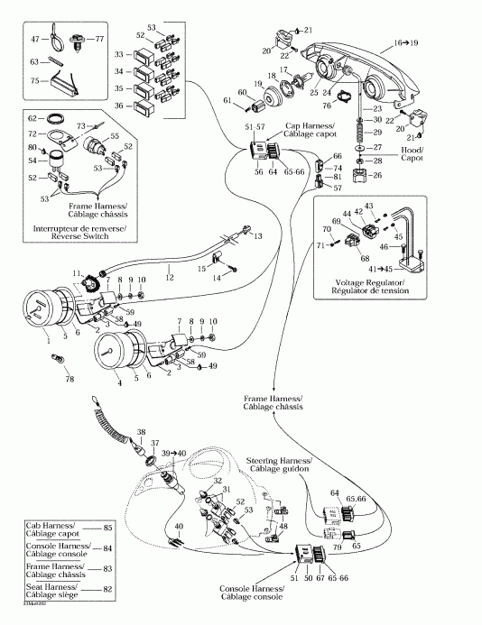  SKIDOO  MX Z 500/600/700/800, 2002 -  System