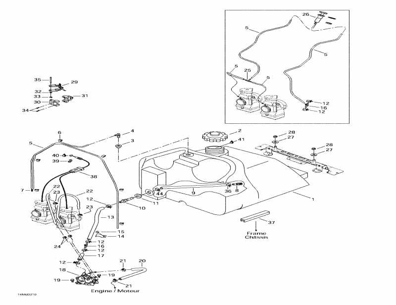 ��������  ����������� MX Z X 440, 2002 - Fuel System