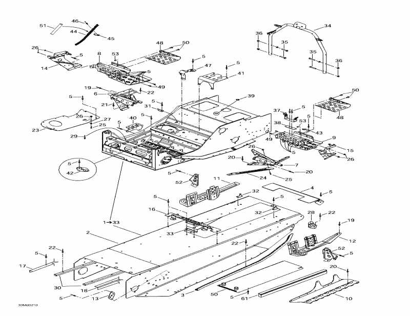 �������� Ski-doo MX Z X 440, 2002 - Frame And Accessories