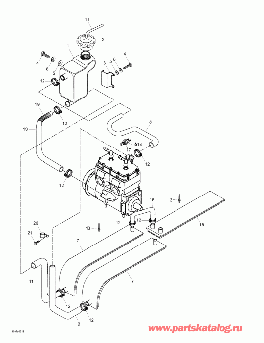 �������� SKIDOO - Cooling System (593)
