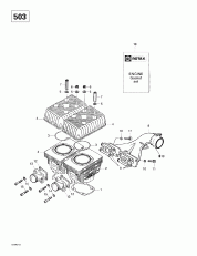 01- ,   (503) (01- Cylinder, Exhaust Manifold (503))