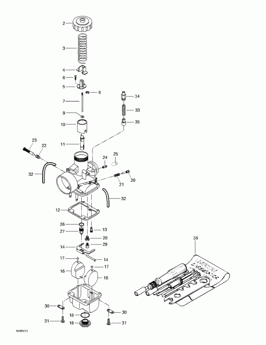   Skandic 500/600, 2002 - Carburetors