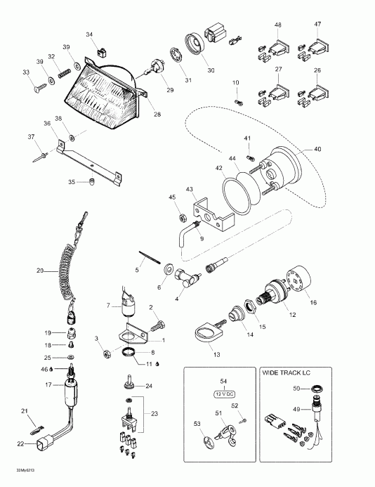 snowmobile Ski Doo Skandic 500/600, 2002 - Electrical System