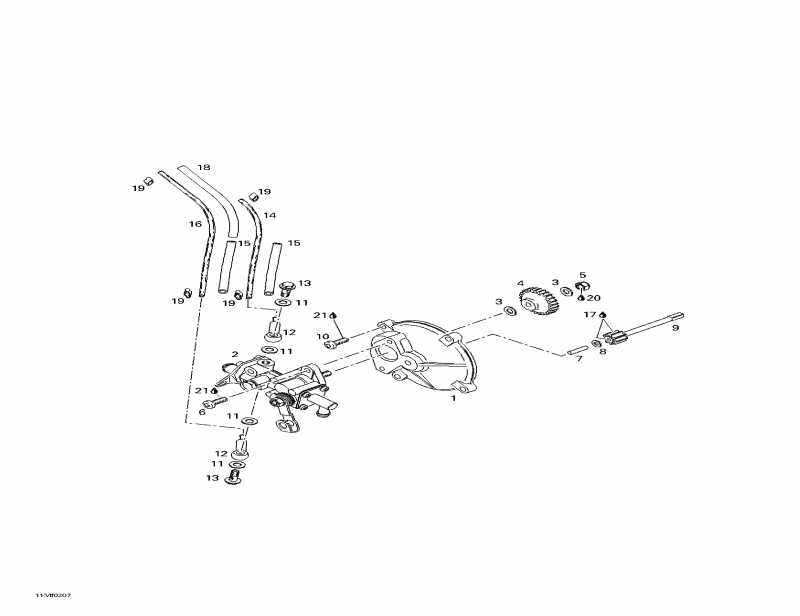 snowmobile SkiDoo  Summit 500 F, 2002 - Oil Injection System