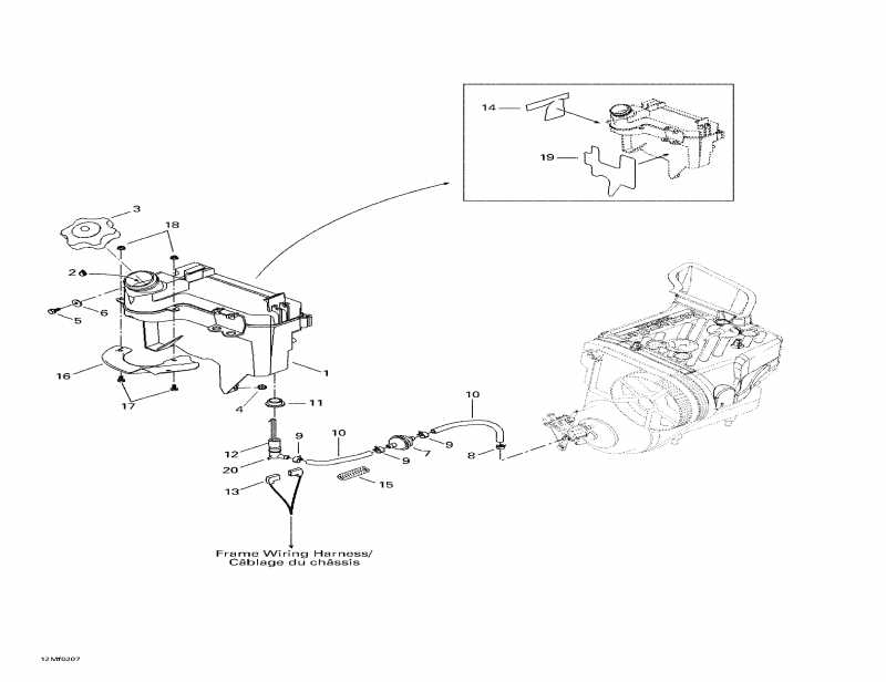   Summit 500 F, 2002  - Oil Tank And Support