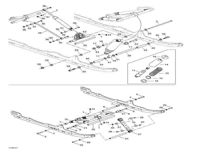 Skidoo  Summit 500 F, 2002 - Front Arm