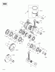 01-    (593) (01- Crankshaft And Pistons (593))
