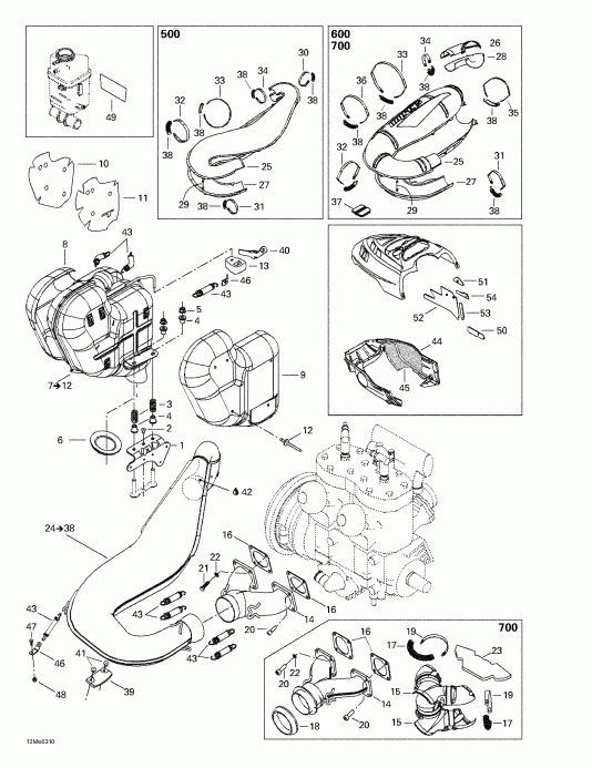�������� ski-doo - Muffler