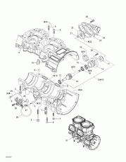 01-       (01- Crankcase, Water Pump And Oil Pump)